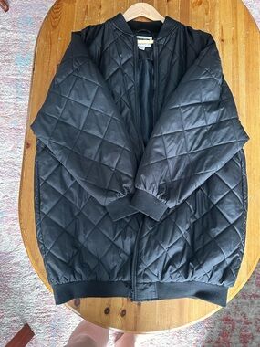 Noisy May Black Quilted Jacket
